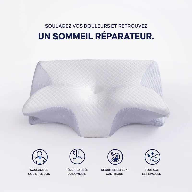DreamContour | Oreiller Orthopédique contre la Douleur Cervicale