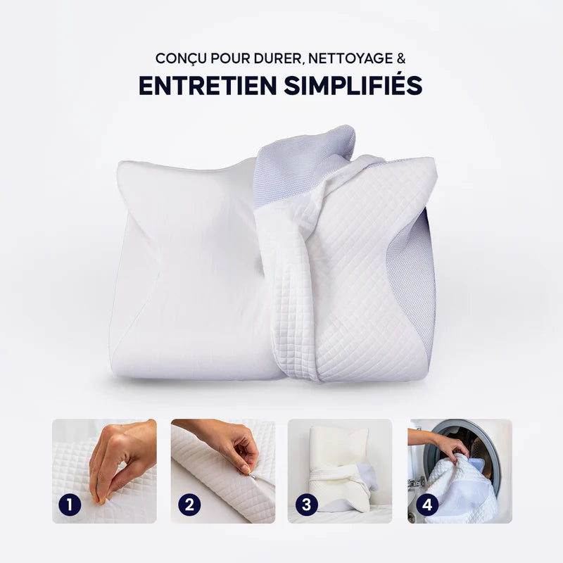 DreamContour | Oreiller Orthopédique contre la Douleur Cervicale