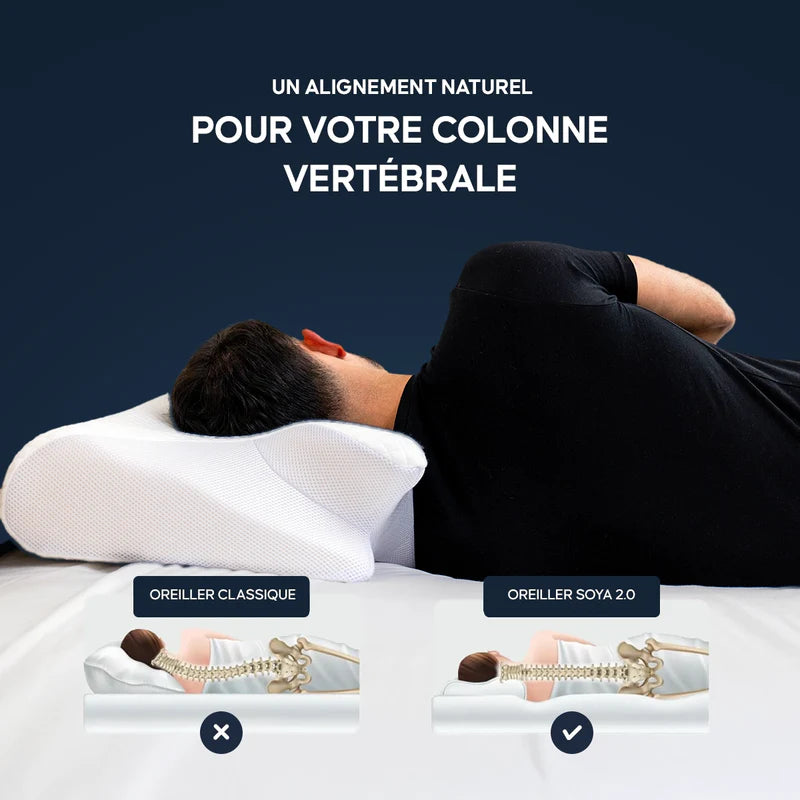 DreamContour | Oreiller Orthopédique contre la Douleur Cervicale