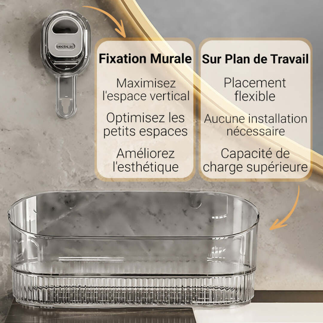 GripRack | Système de rangement compact avec trou de drainage