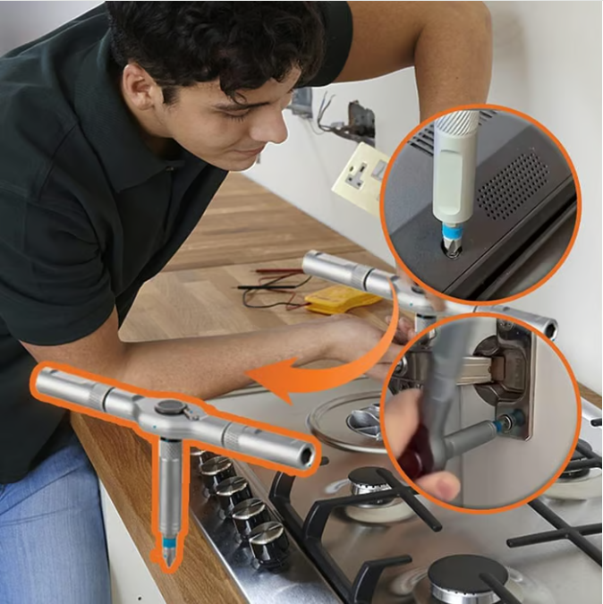 ToolCore | Tournevis à cliquet 24-en-1 Magnétique pour Chaque Tâche