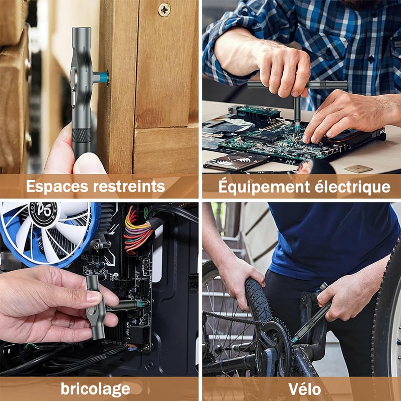 ToolCore | Tournevis à cliquet 24-en-1 Magnétique pour Chaque Tâche