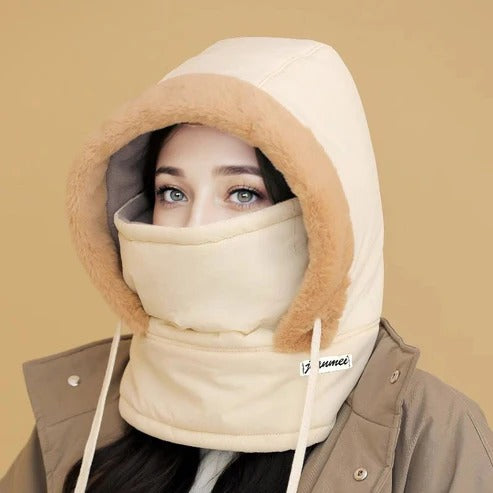 FrostShield | Warm Gebreide Beanie met Volledige Gezichtsbescherming