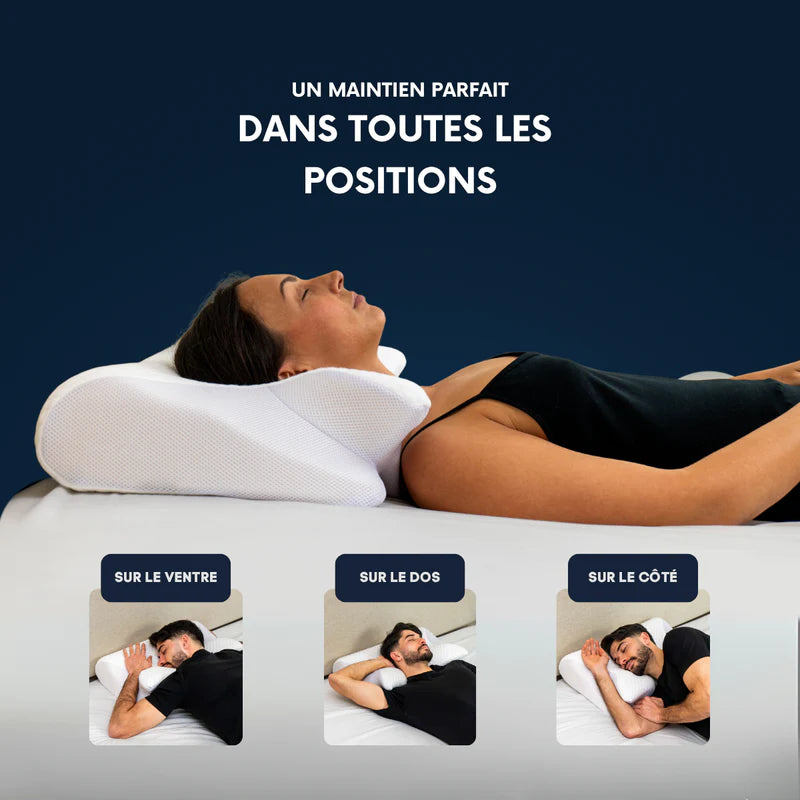 DreamContour | Oreiller Orthopédique contre la Douleur Cervicale