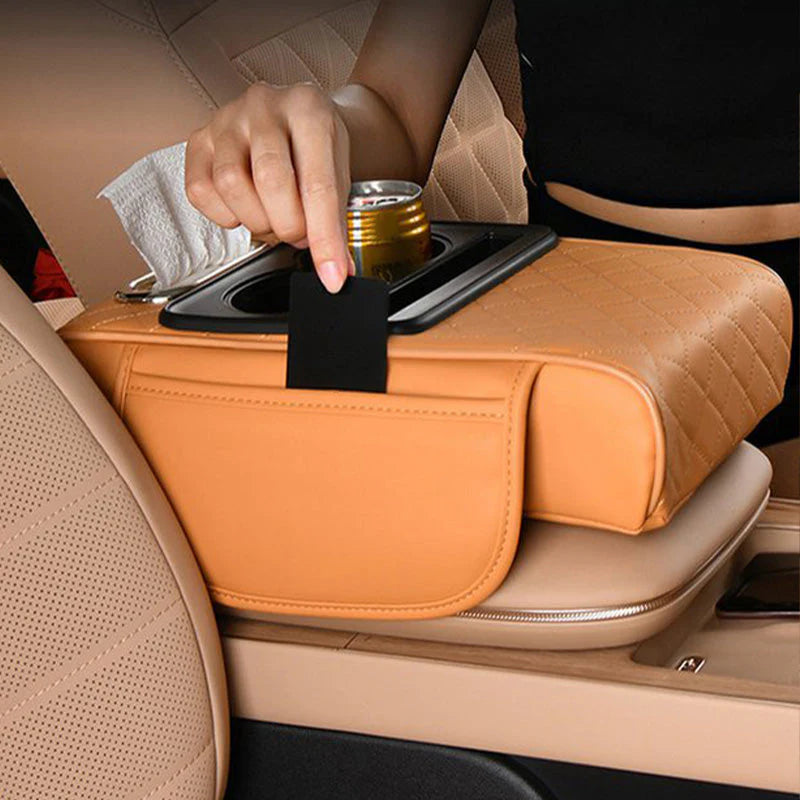 DriveEase | Coussin d’Accoudoir Auto Multifonction
