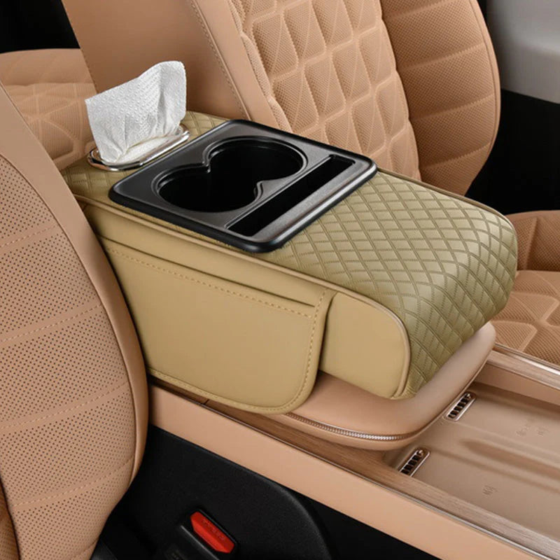 DriveEase | Coussin d’Accoudoir Auto Multifonction