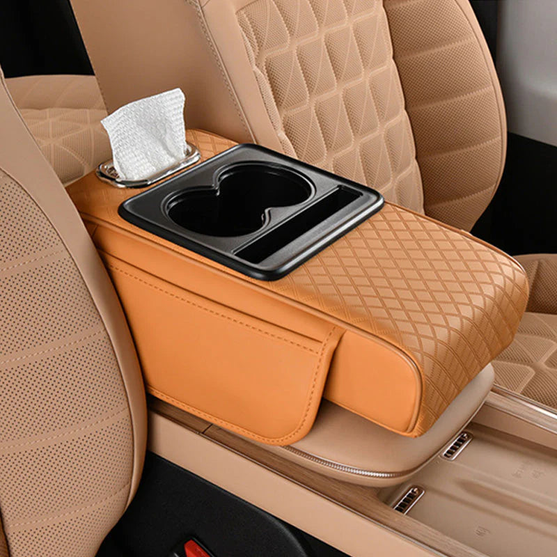 DriveEase | Coussin d’Accoudoir Auto Multifonction