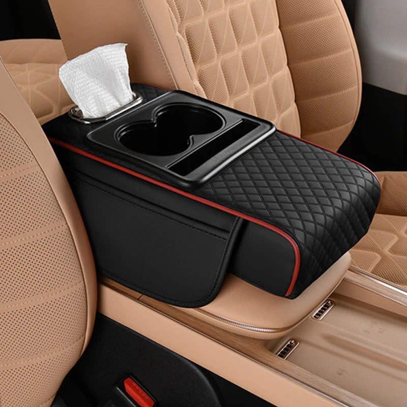 DriveEase | Coussin d’Accoudoir Auto Multifonction