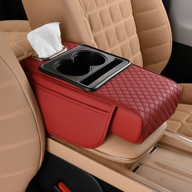 DriveEase | Coussin d’Accoudoir Auto Multifonction