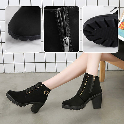 ChicStep Boots | Bottes Élégantes avec Talon Bloc Confortable