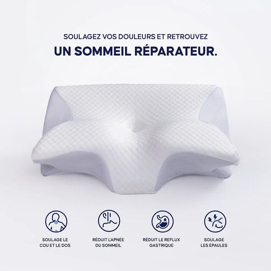 DreamContour | Oreiller Orthopédique contre la Douleur Cervicale