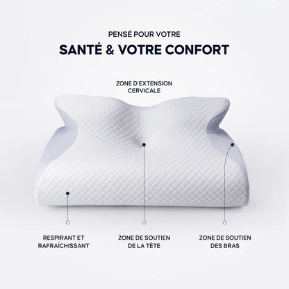 DreamContour | Oreiller Orthopédique contre la Douleur Cervicale