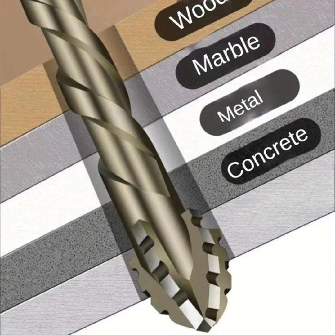 DrillPro | Ensemble de Forets et Tarauds de Haute Qualité avec Revêtement en Titane – Lot de 5