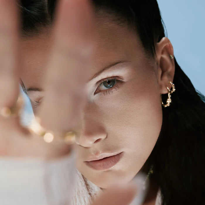 CrystalBoreal | Bague luxueuse à l éclat arctique raffiné