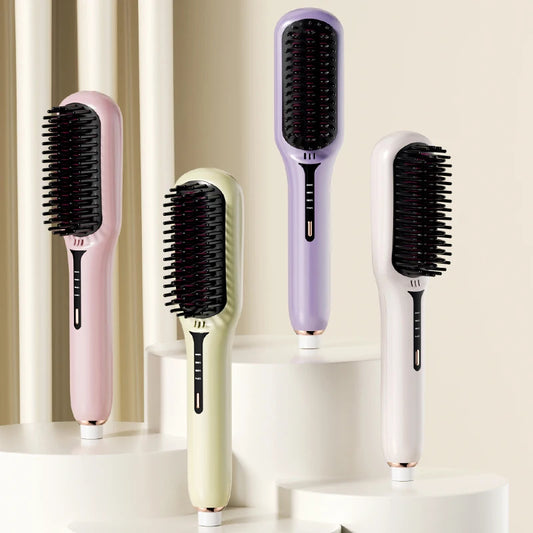 IonGlow Brosse | Brosse lissante aux ions négatifs pour des cheveux soyeux instantanément !