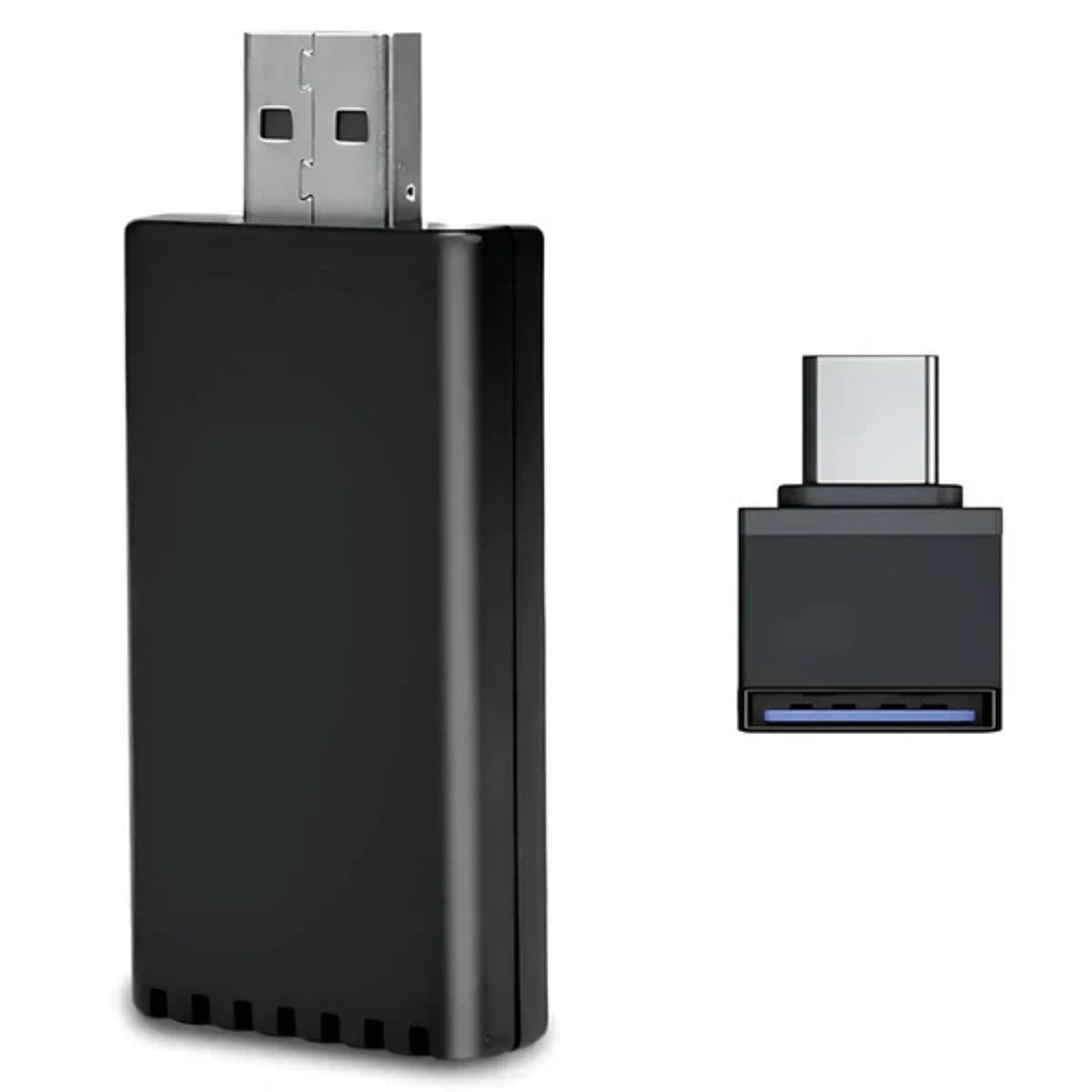 EasyPlay | Adaptateur Sans Fil Apple CarPlay & Android Auto | USB-A & USB-C