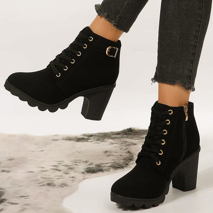 ChicStep Boots | Bottes Élégantes avec Talon Bloc Confortable