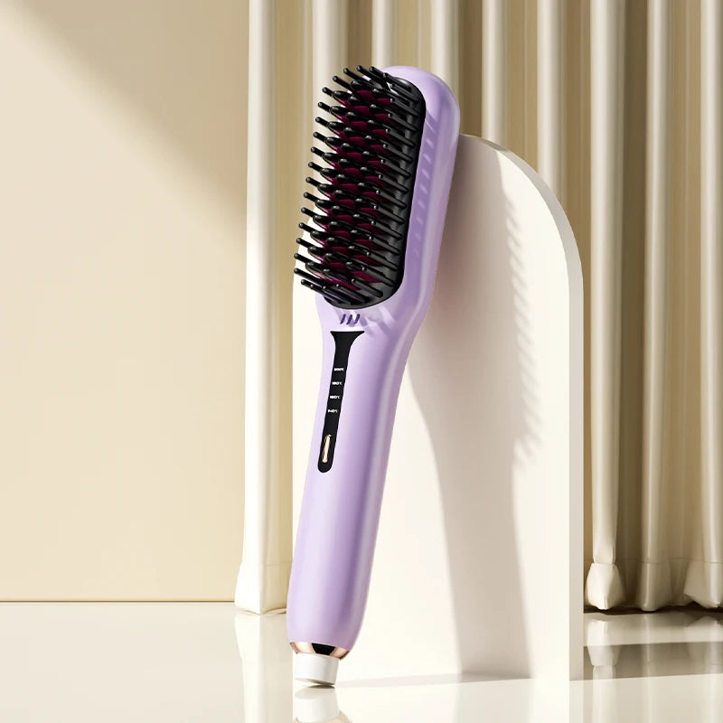 IonGlow Brosse | Brosse lissante aux ions négatifs pour des cheveux soyeux instantanément !
