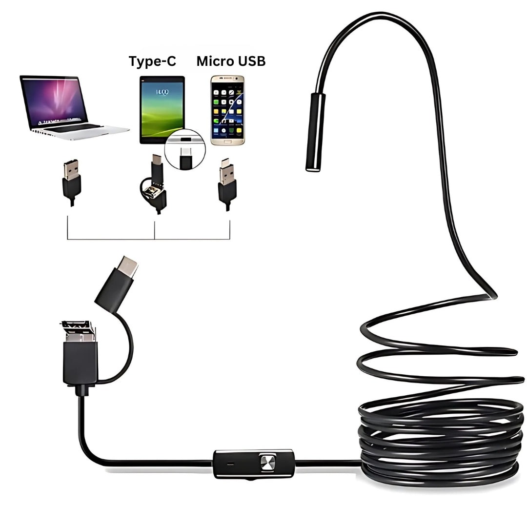 FlexiScope | Endoscope Étanche avec Éclairage LED