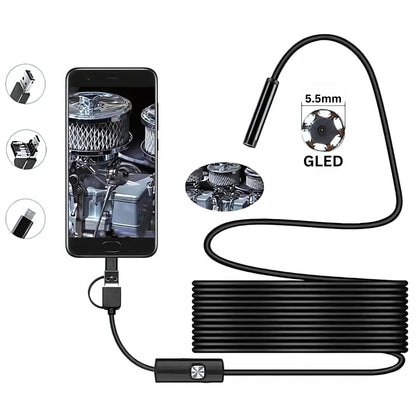 FlexiScope | Endoscope Étanche avec Éclairage LED