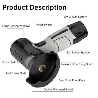 PowerGrind | Mini Meuleuse d’Angle Compacte pour un Travail de Précision
