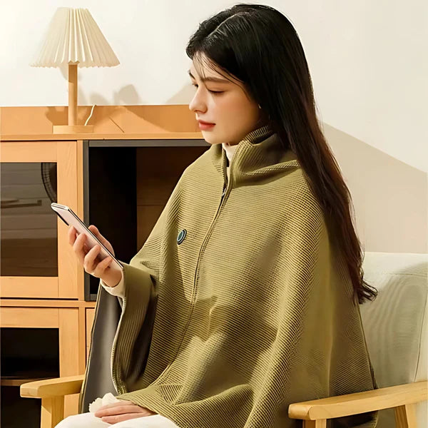 HeatWrap | Écharpe et Couverture Chauffante USB Portable