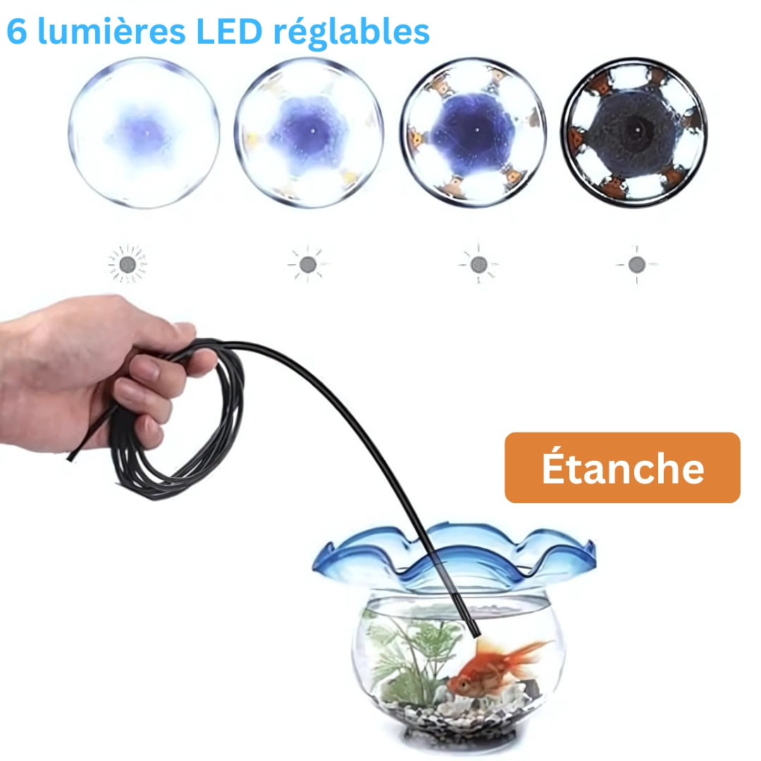 FlexiScope | Endoscope Étanche avec Éclairage LED