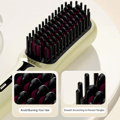 IonGlow Brosse | Brosse lissante aux ions négatifs pour des cheveux soyeux instantanément !