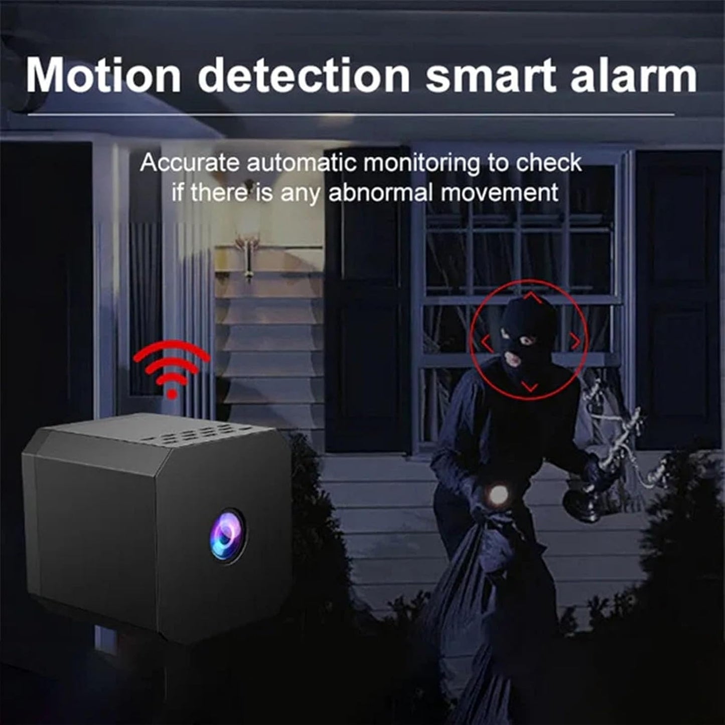 SecureView Cam | Caméra HD sans fil avec vision nocturne