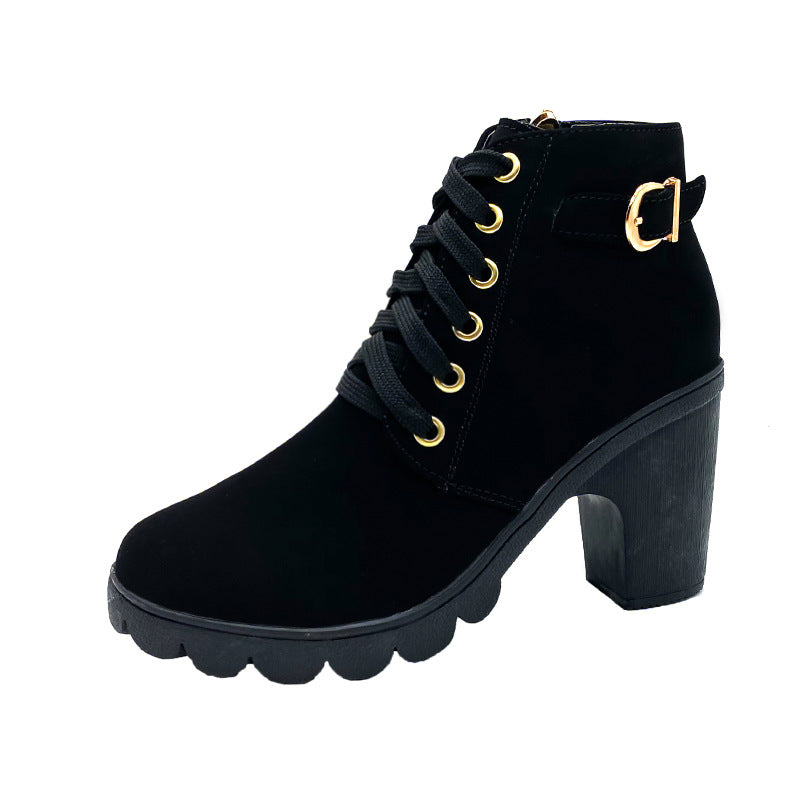 ChicStep Boots | Bottes Élégantes avec Talon Bloc Confortable