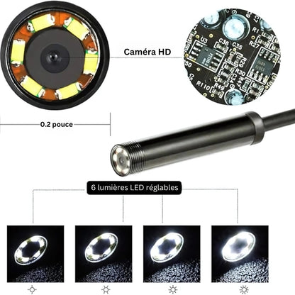 FlexiScope | Endoscope Étanche avec Éclairage LED