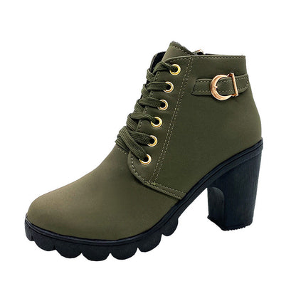 ChicStep Boots | Bottes Élégantes avec Talon Bloc Confortable