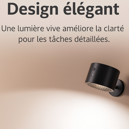 LumoGlow | Applique LED Murale Sans Fil à Intensité Réglable avec Télécommande