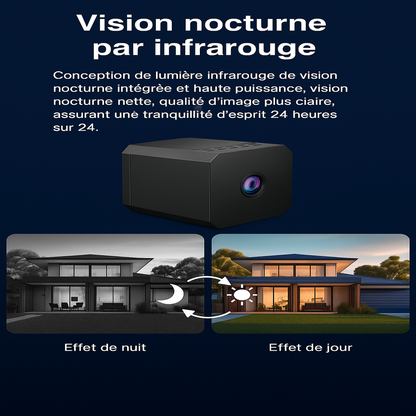 SecureView Cam | Caméra HD sans fil avec vision nocturne