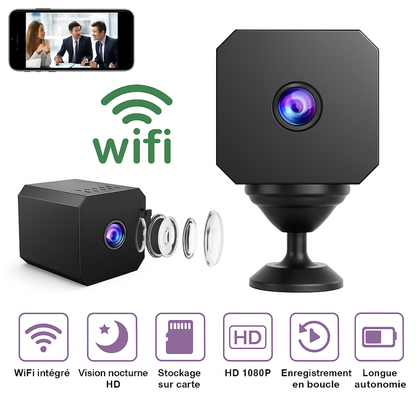 SecureView Cam | Caméra HD sans fil avec vision nocturne