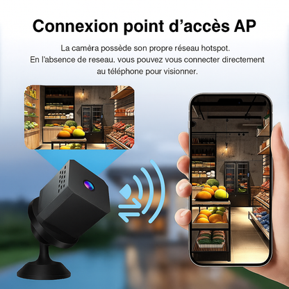 SecureView Cam | Caméra HD sans fil avec vision nocturne