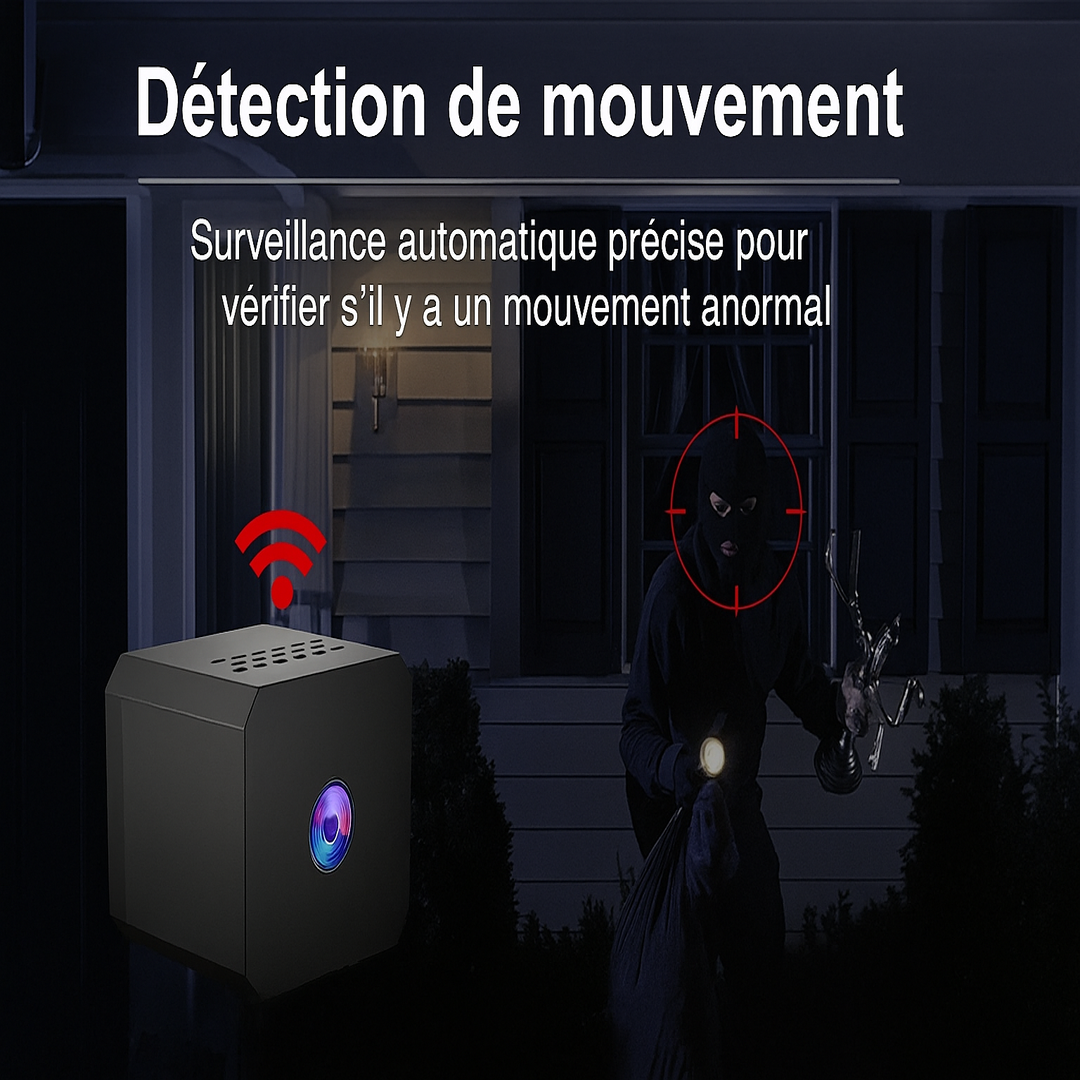 SecureView Cam | Caméra HD sans fil avec vision nocturne