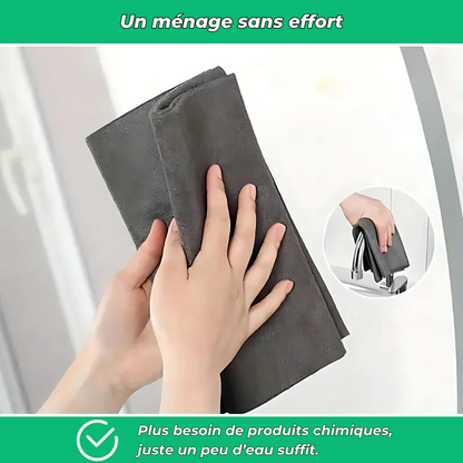 CrystalWipe | Lingette Microfibre Haute Précision pour Surfaces