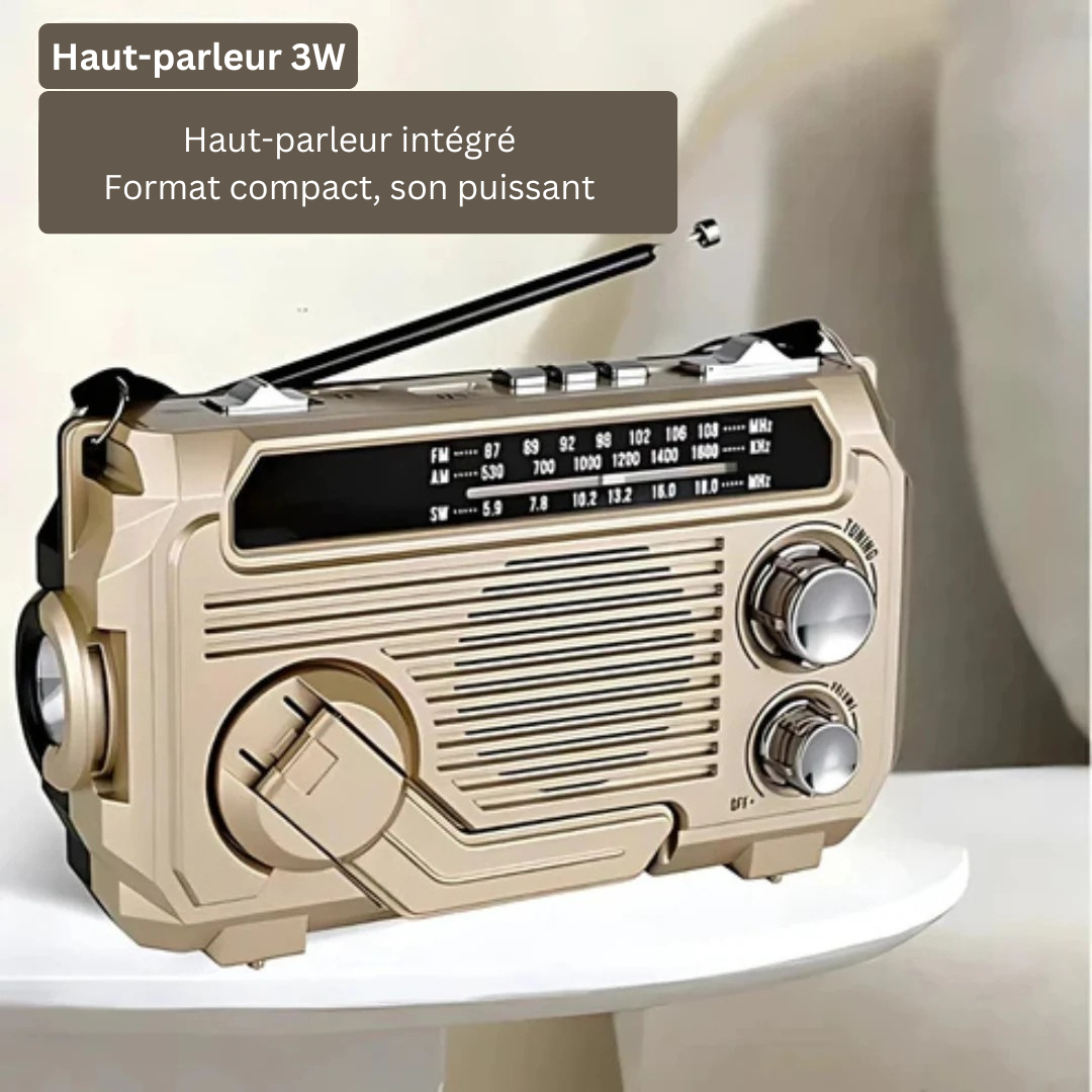 SafeWave | Radio d’Urgence avec Powerbank