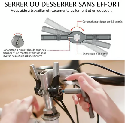 ToolCore | Tournevis à cliquet 24-en-1 Magnétique pour Chaque Tâche