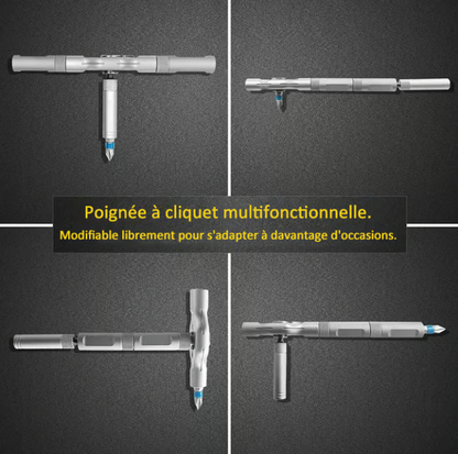 ToolCore | Tournevis à cliquet 24-en-1 Magnétique pour Chaque Tâche