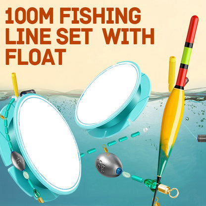 FishMate | Ligne de Pêche Complète avec Flotteur