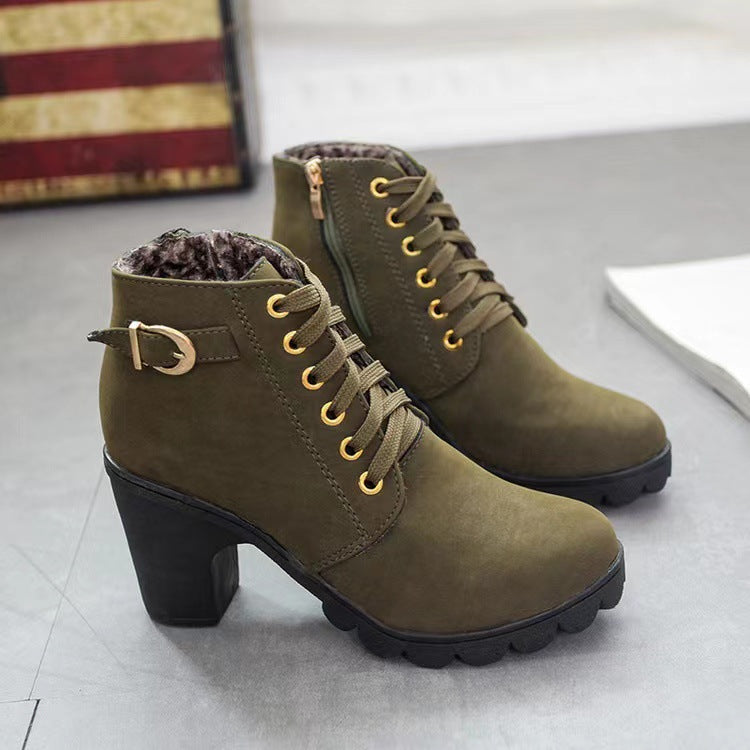 ChicStep Boots | Bottes Élégantes avec Talon Bloc Confortable