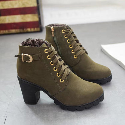 ChicStep Boots | Bottes Élégantes avec Talon Bloc Confortable