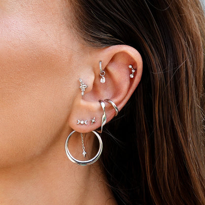 AuroraShine | Boucles d’Oreilles Intemporelles au Design Éclatant