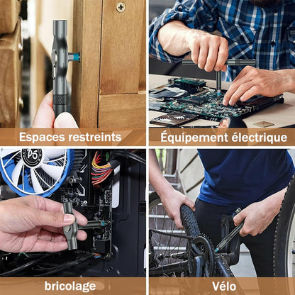 ToolCore | Tournevis à cliquet 24-en-1 Magnétique pour Chaque Tâche