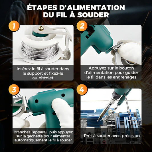 PowerWeld | Pistolet à souder puissant pour travaux préc