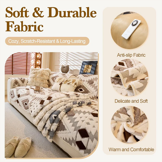 WarmNest | Coussin de Canapé Chaud et Antidérapant pour l’Hiver