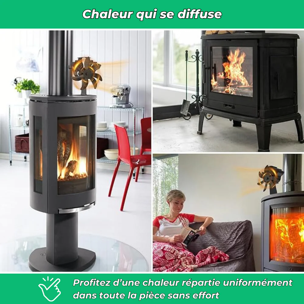 ThermaFan | Ventilateur pour Poêle – Économie d’Énergie et Chaleur Efficace