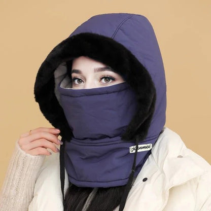 FrostShield | Warm Gebreide Beanie met Volledige Gezichtsbescherming